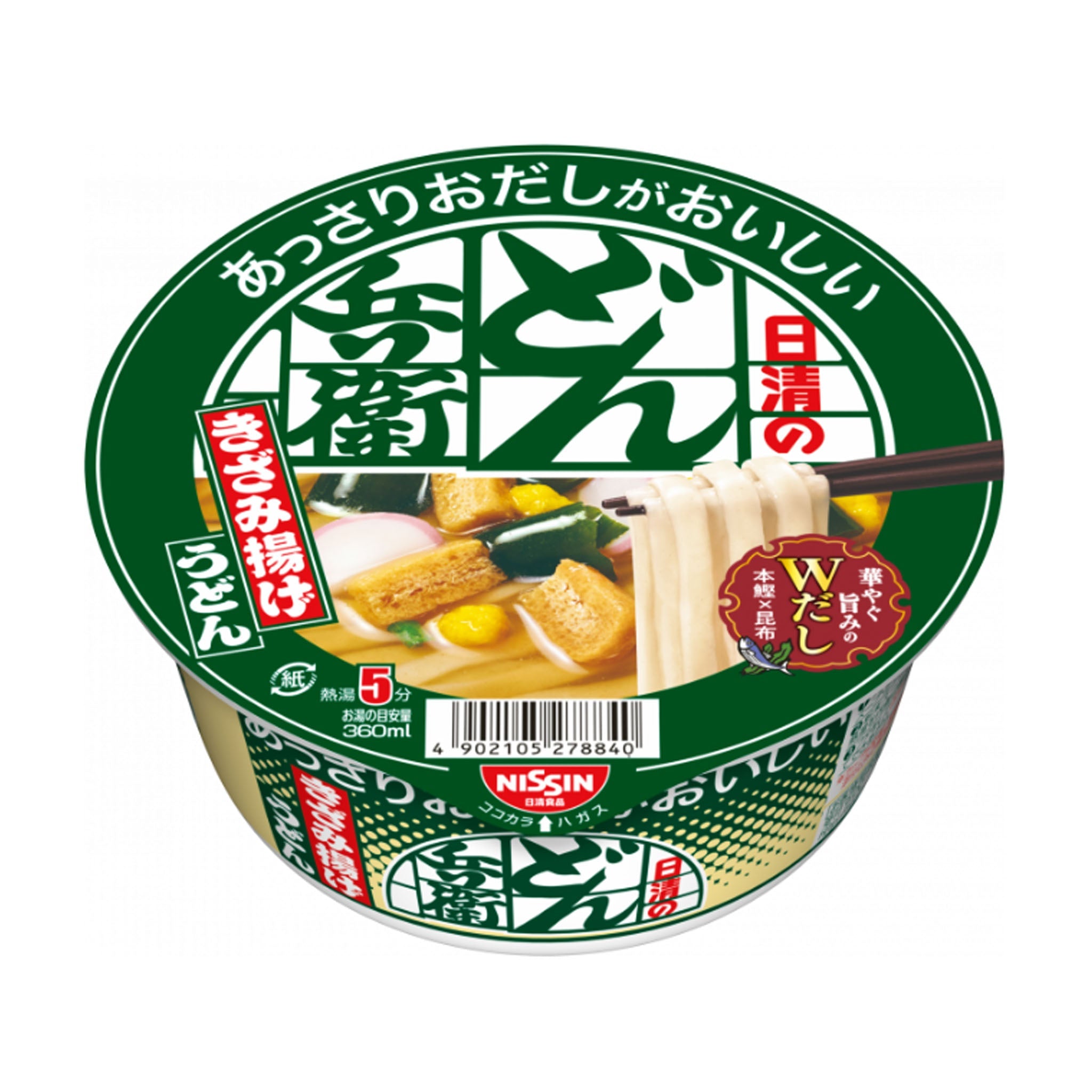 Nissin Donbei Shredded Fried Udon With Delicious Light Soup Stock